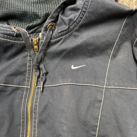 Beautiful vintage Nike long sleeve hoodie zip up jacket with mesh medium women’s - Picture 5 of 13